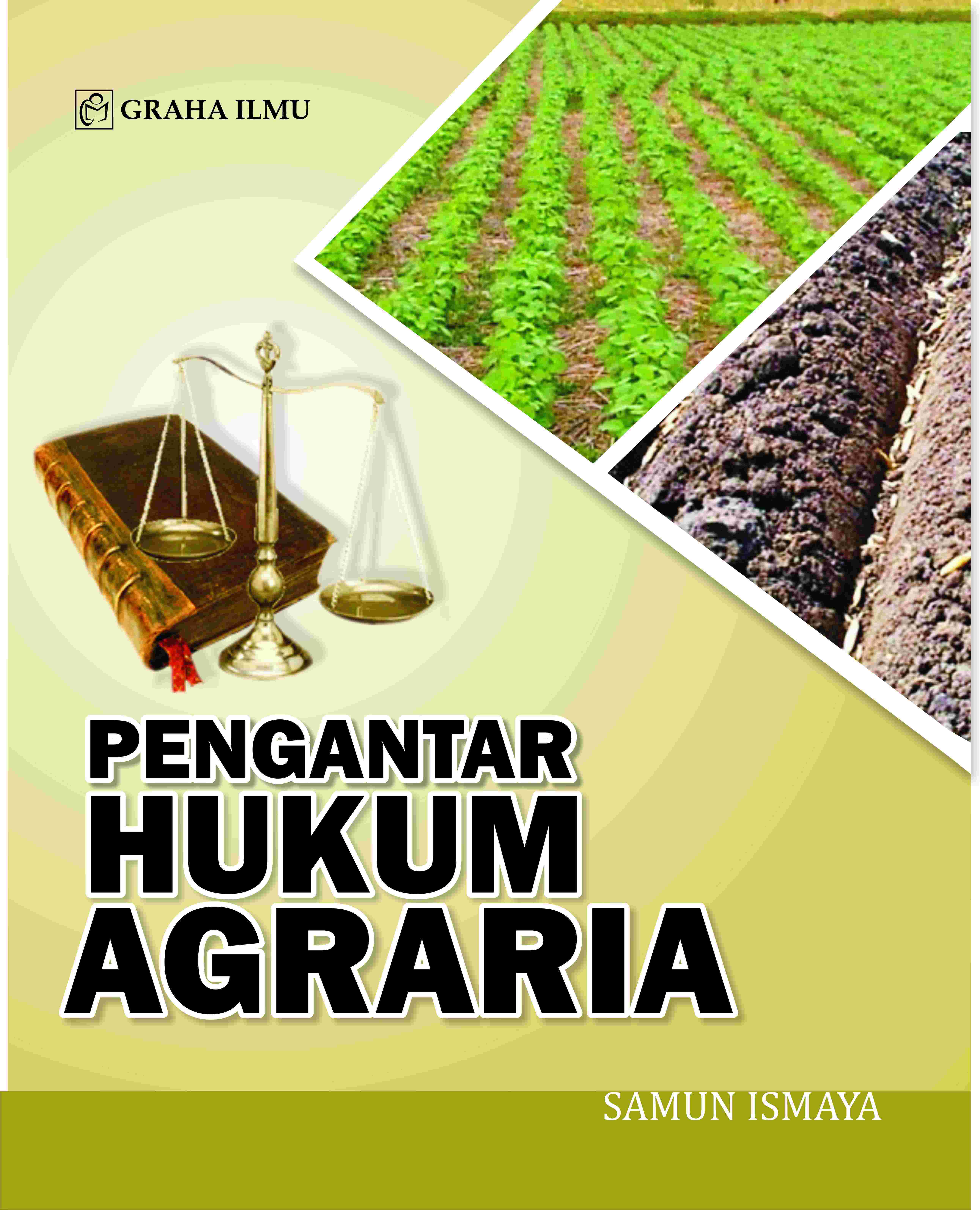 Sampul buku Pengantar Hukum Agra...
